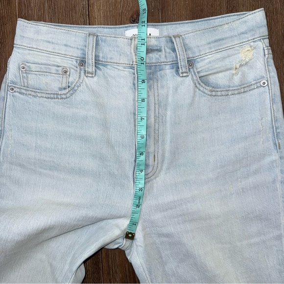Pistola High Rise Jean Straight leg Side Split Light Blue Women’s 26 - Picture 5 of 13